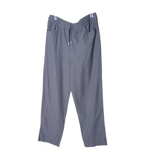 Athleta Farallon Pant Coastline Blue‎ Size Medium Tall Pull On Elastic Waist
